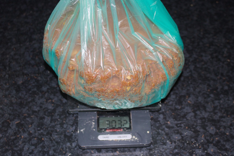 drie kilo deeg zelfgemaakte boilies