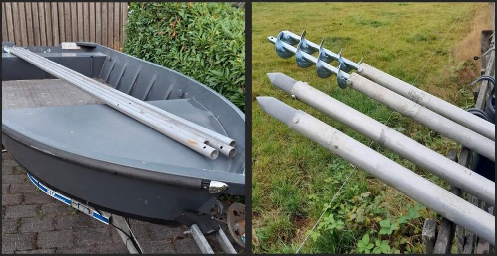 steekstokken voor het bootvisproject